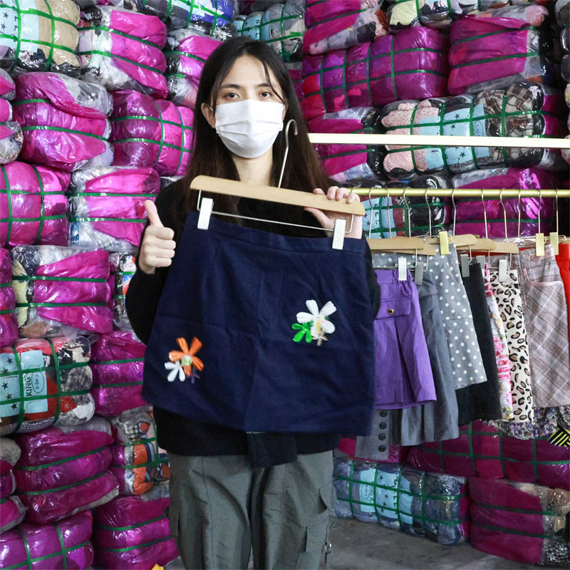 Wholesale Elegant Womens Skirts Summer Second Hand Clothes Bales Used Ladies Skirt - 图片 5