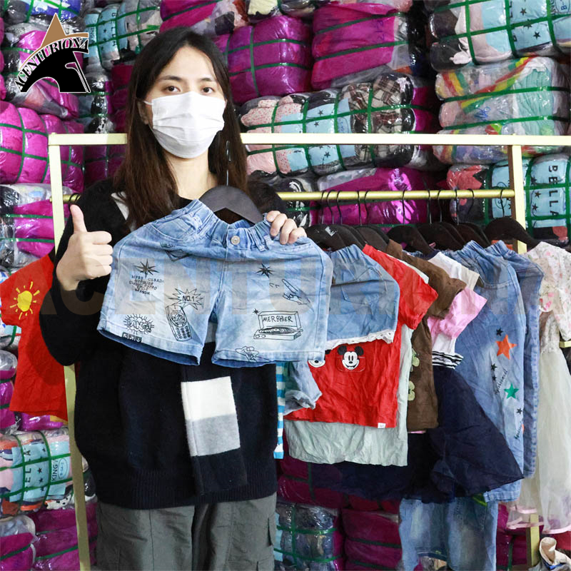 Wholesale Children Second Hand Clothing Kids Used Clothes Summer Products Ukay Ukay Bales Supplier - 图片 4