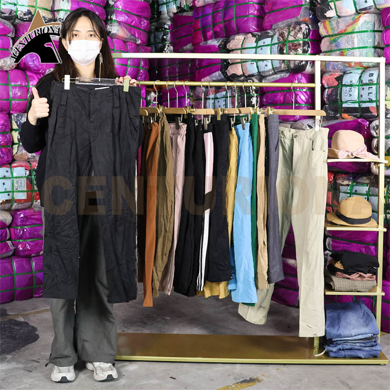 Wholesale Cheap Price Ladies Second Hand Pants Second Hand Trousers Mixed Used Clothing Bales - 图片 6