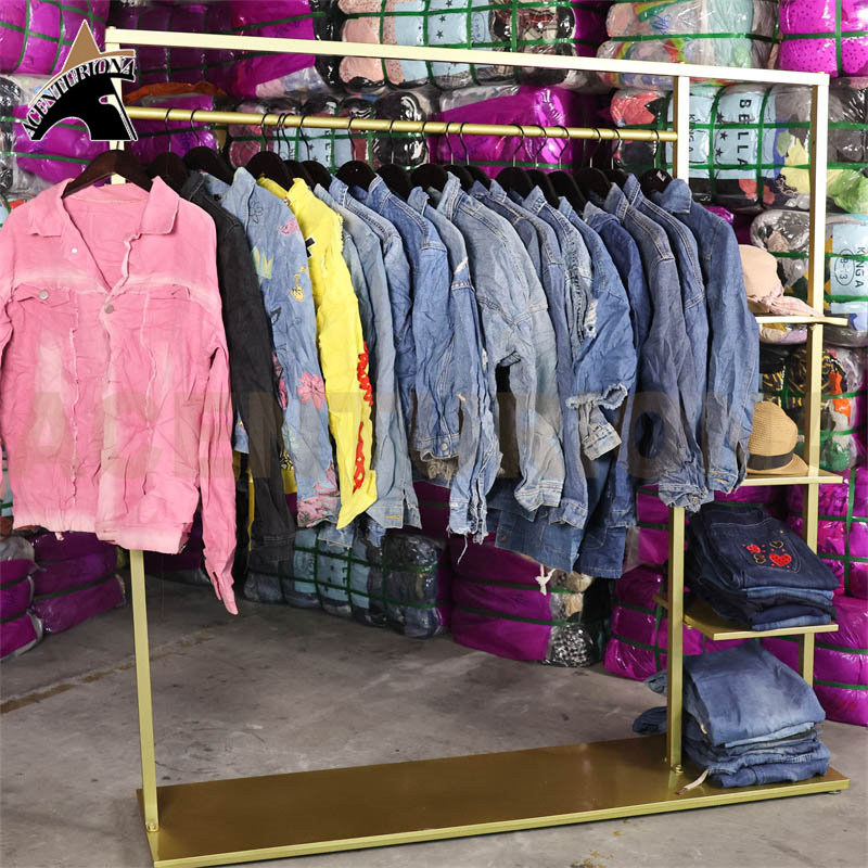 Wholesale Used Jeans Coat Clothes Apparel Jacket Women Denim Jacket Second Hand Clothes Autumn Outwear in Bulk - 图片 6